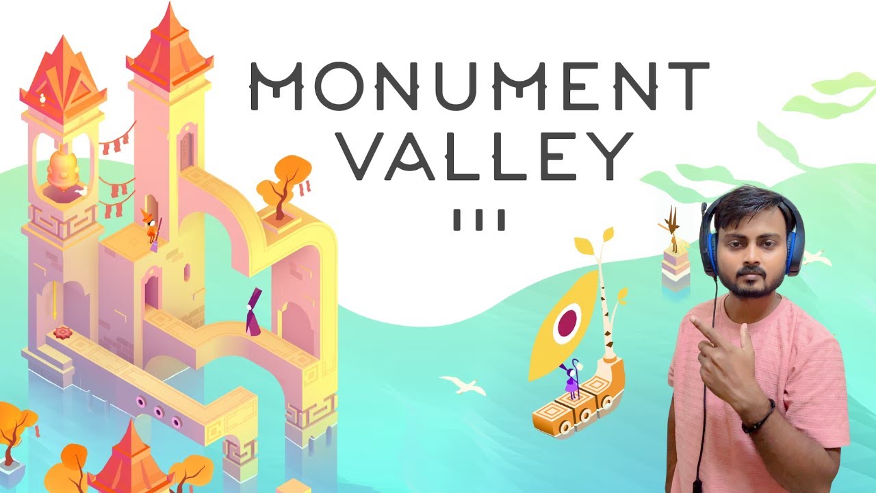 🔴 Monument Valley LIVE  | Relaxing Puzzle Game | Hindi Gameplay | Noob Techie