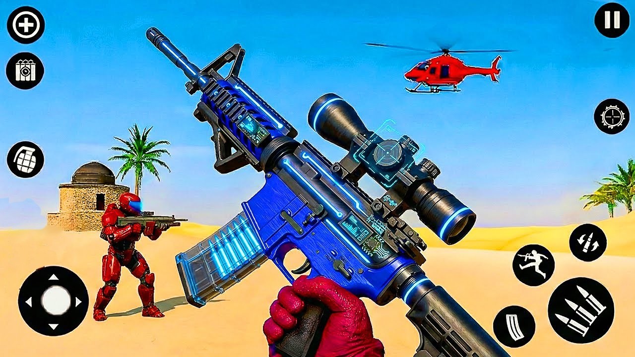 FPS Robot Shooter Strike Anti-Terrorist Shooting - Android GamePlay #2