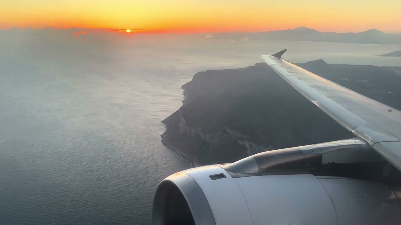 IAE Engine Power Aegean Airlines Airbus A320-232 Takeoff from Chania Greece LSGA 4K60FPS