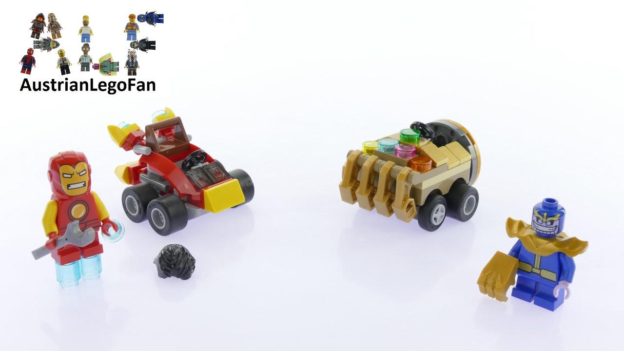 Lego Super Heroes 76072 Mighty Micros Iron Man vs Thanos - Lego Speed Build Review