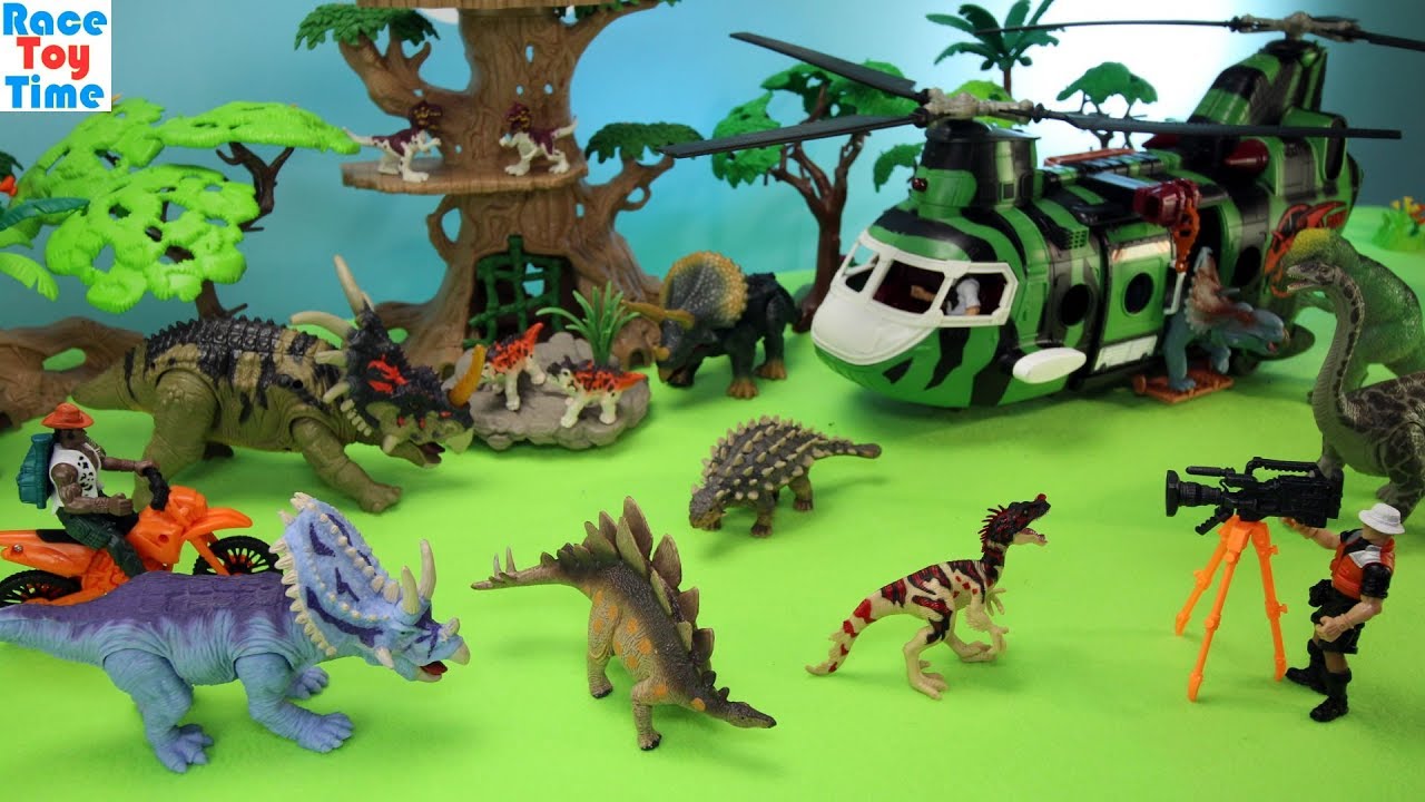 Dino Rescue Adventure Playset - Fun Dinosaurs Toys