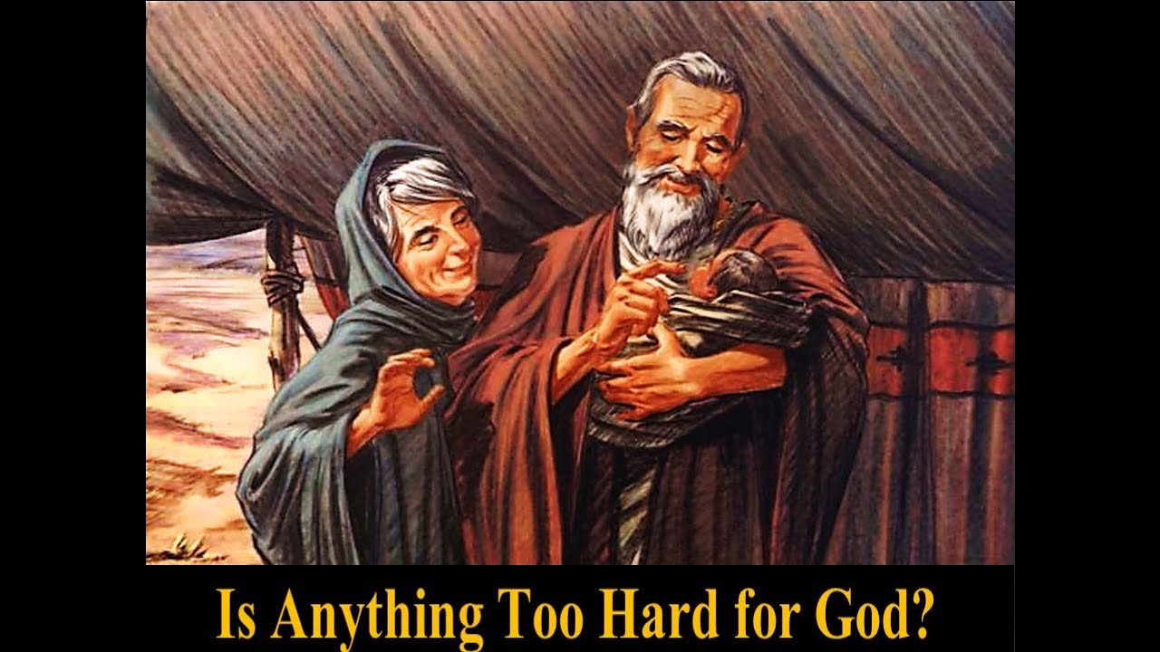 Free PowerPoint Sermon: Is Anything too hard for God?