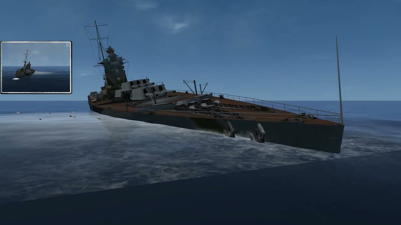The Slow Sinking Of The HMS Nelson On Silent Hunter 3 / GWX