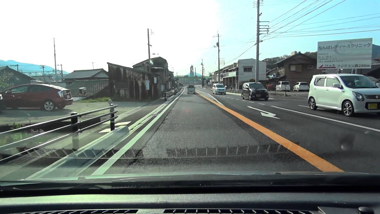 【ＨＤ車載動画】全面のみ 三原市 ＆ 糸崎駅周辺