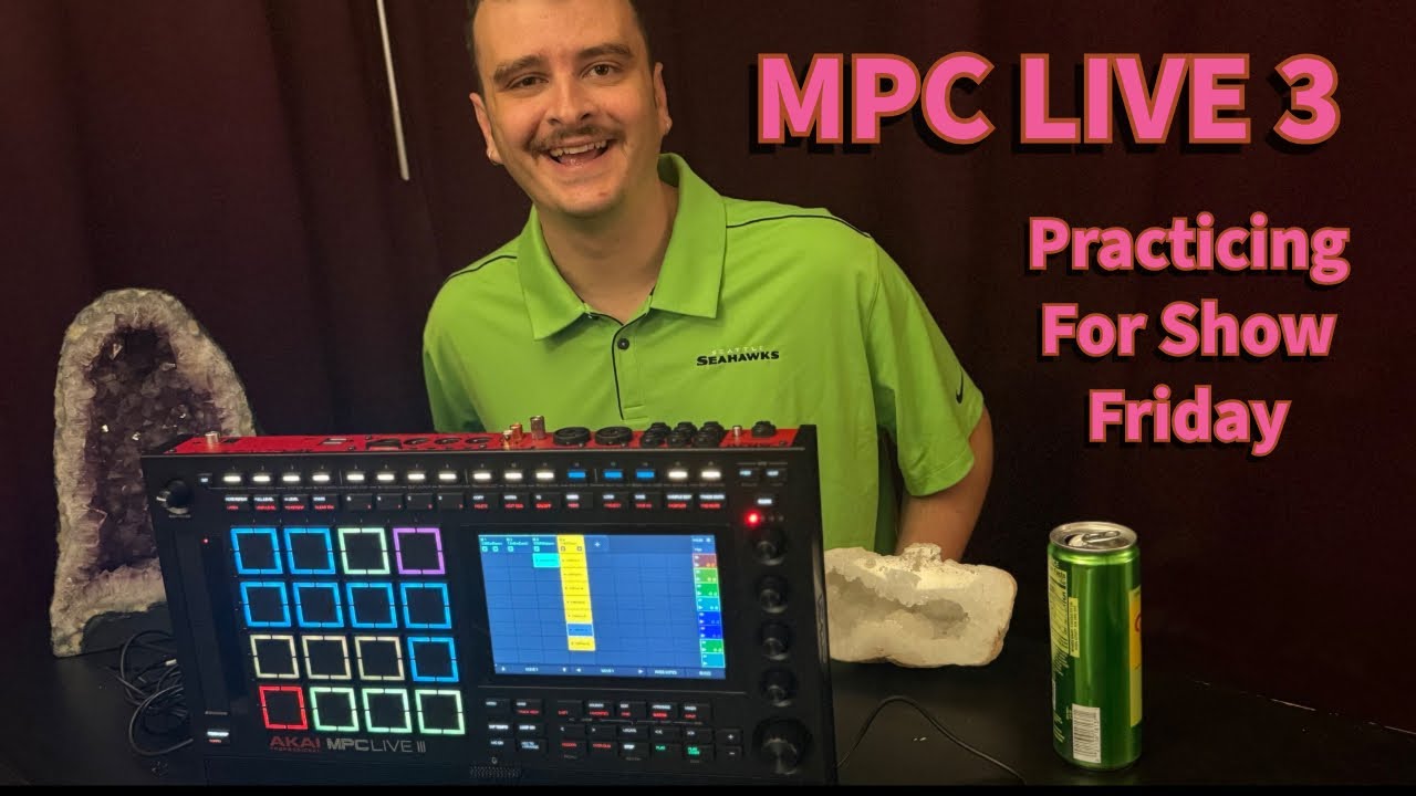 Practicing for show with my MPC live 3