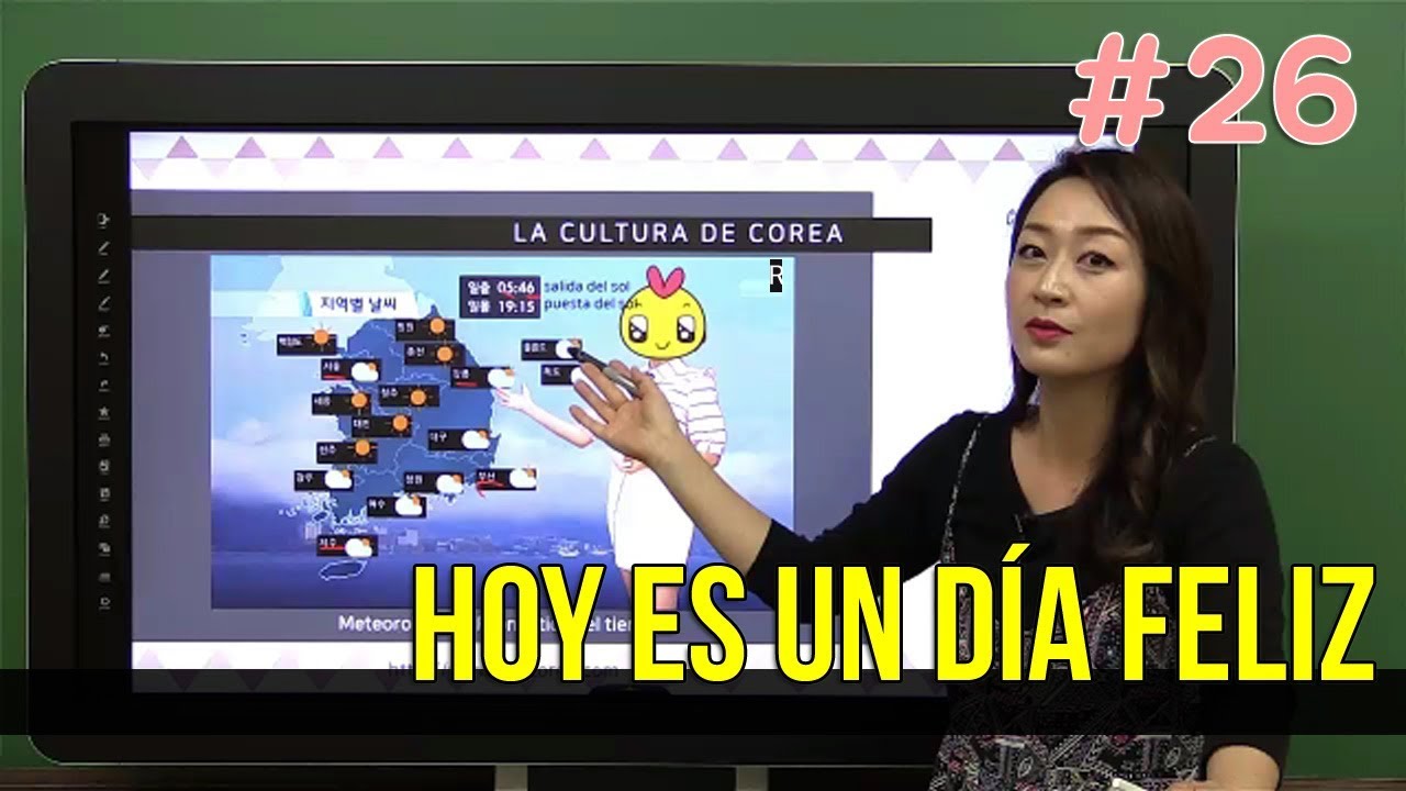 Aprender coreano con Carolina Kim #26 Hoy es un día feliz Clase de coreano26