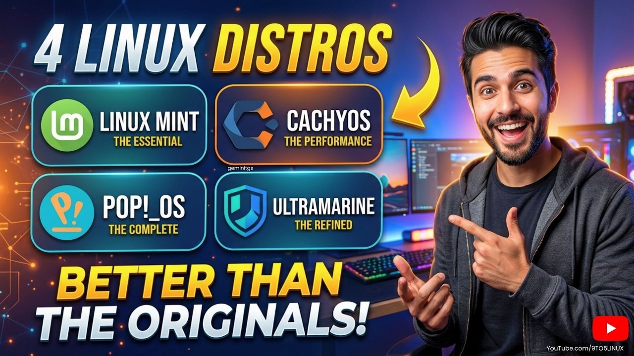4 дистрибутива Linux, ЛУЧШЕ оригинальных!