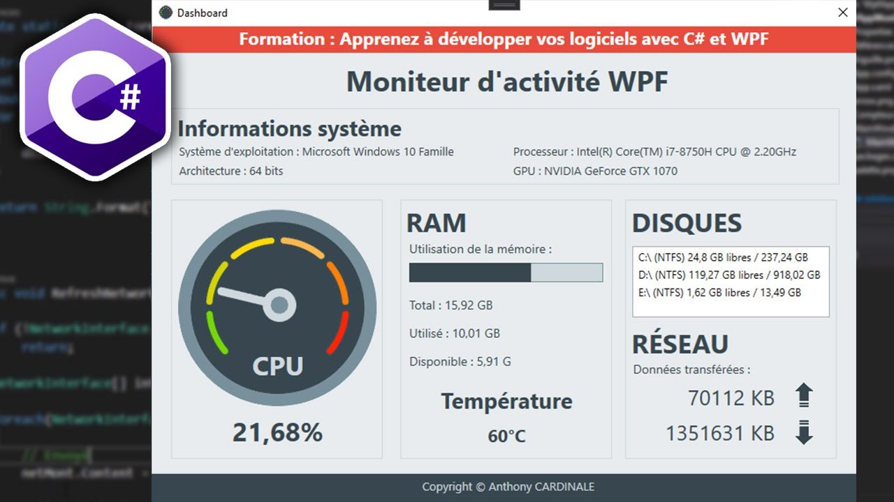 #2 Coder un logiciel avec C# & WPF : Croquis de l'interface et disposition des modules
