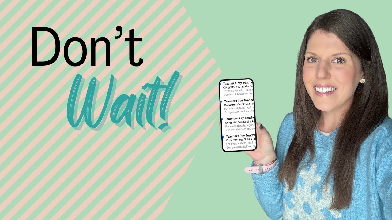 Make Your FIRST TPT Sale FAST With These Proven Tips!