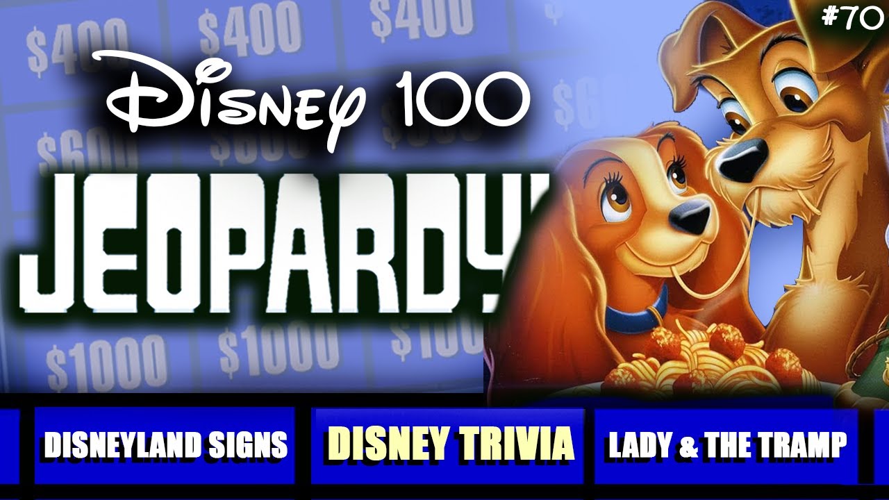 Disney Jeopardy • 26 Clue Trivia Game • Test Yourself!
