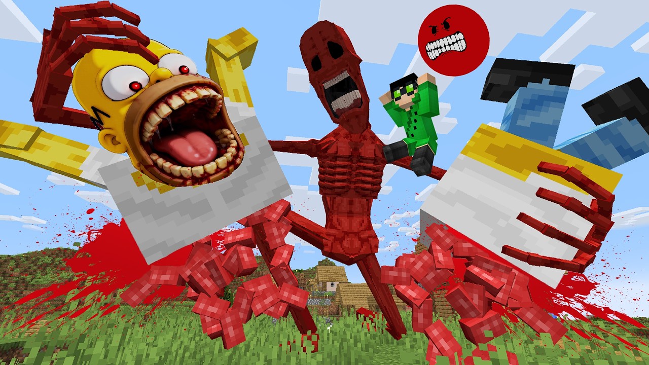Жестокость убила УЖАСНОГО ГОМЕРА СИМПСОНА в Minecraft