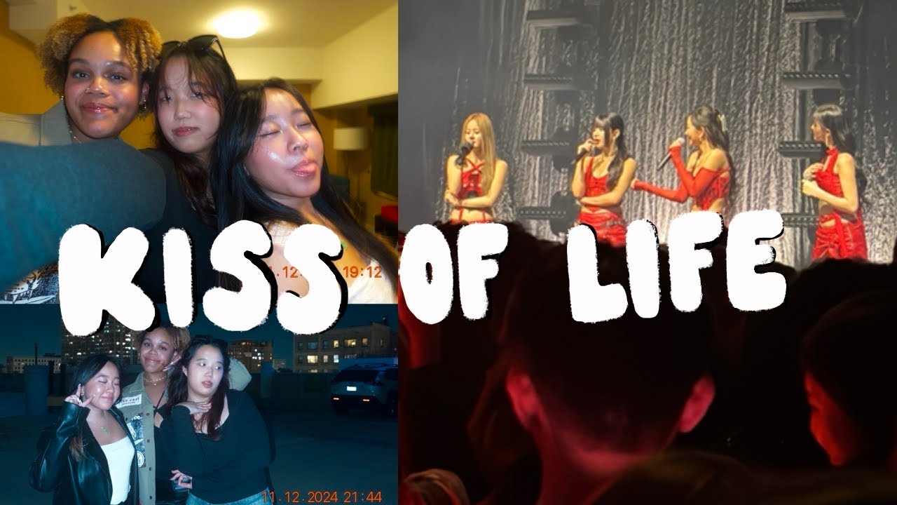 impulsively driving 5 hours to see KISS OF LIFE