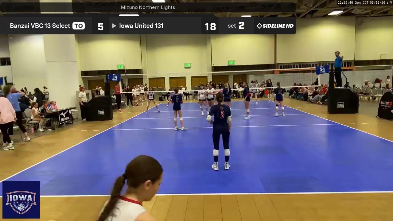 Iowa United 131 vs. Banzai VBC 13 Select (2026.03.13)