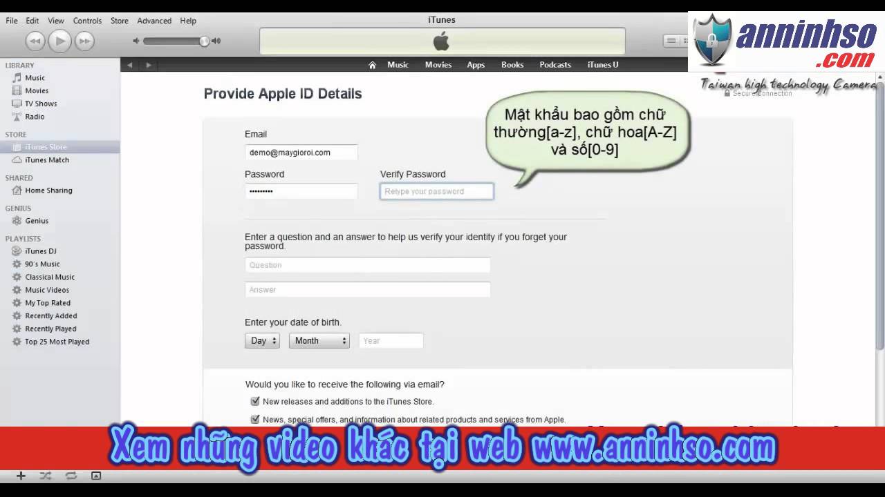 Hướng dẫn đăng ký tài khoản Iphone - Ipad cài phần mềm camera xem từ xa
