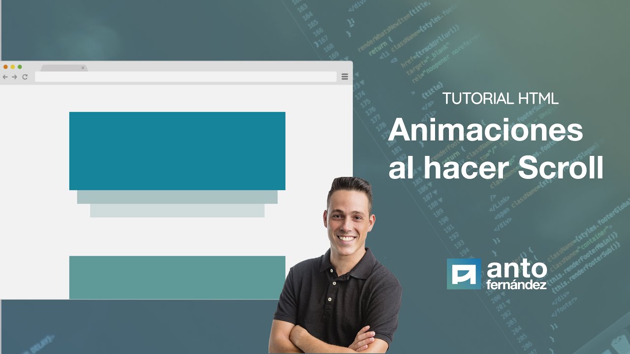 Animaciones al hacer scroll con html, css y aos.js