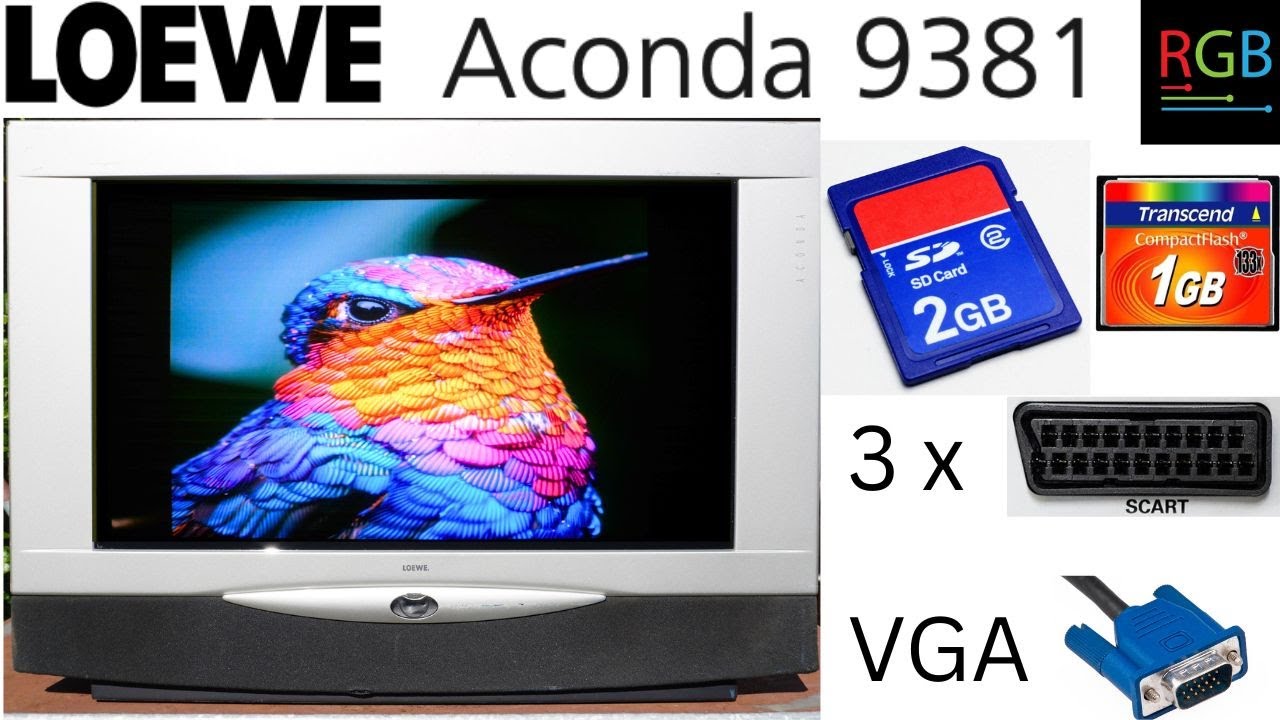 Loewe Aconda 9381 SCART RGB VGA CRT TV - Photo Viewer 1.0