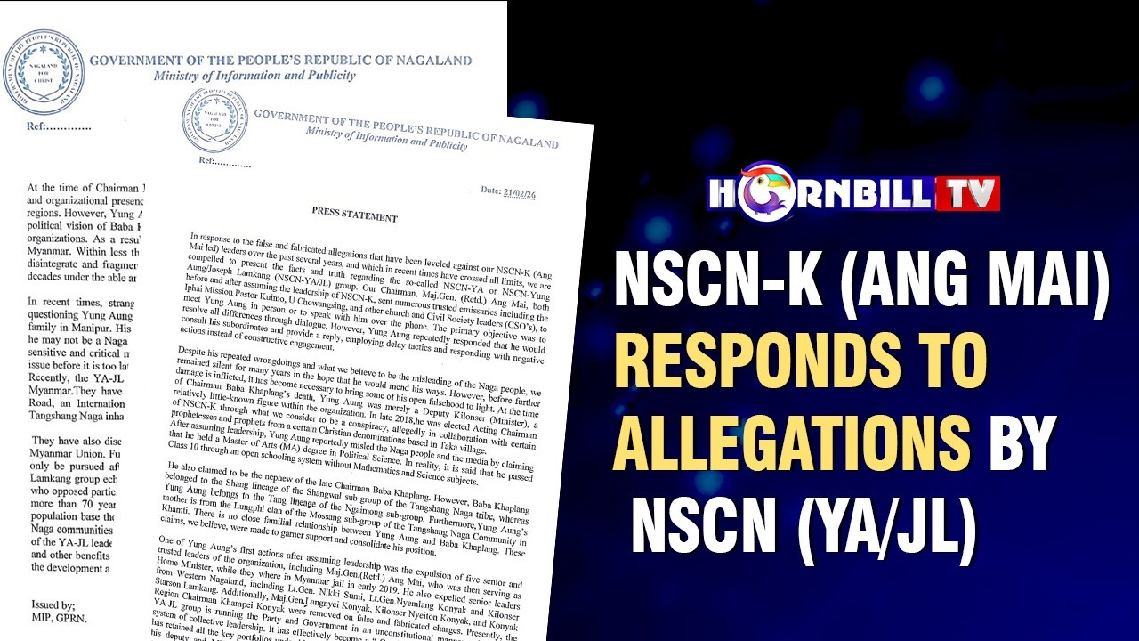 NSCN-K (ANG MAI) RESPONDS TO ALLEGATIONS BY NSCN (YA/JL)