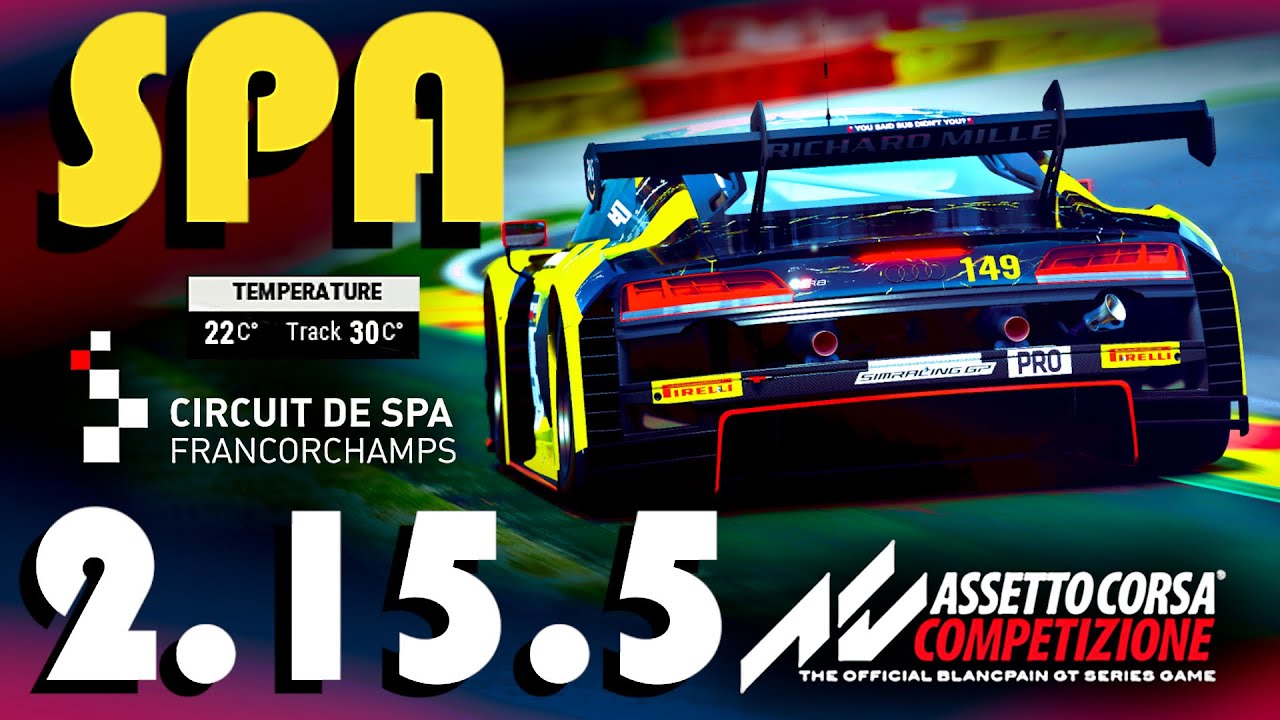 SPA IN THE AUDI | 2:15.5 | w/ MoTec | Assetto Corsa Competizione Hotlap | Audi R8 LMS EVO II