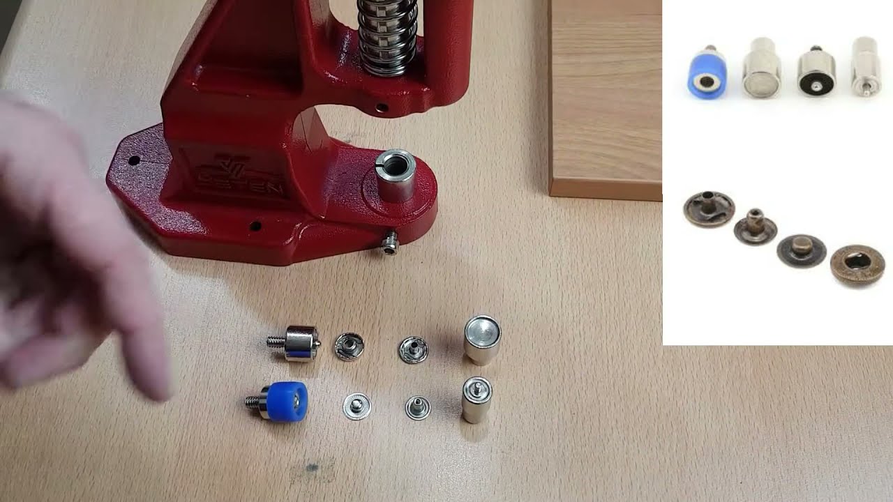 Tulumba el presi ile çıtçıt çakımı. Alfa 15mm çıtçıt nasıl çakılır? Tuhafiyecimiz'e bekleriz.