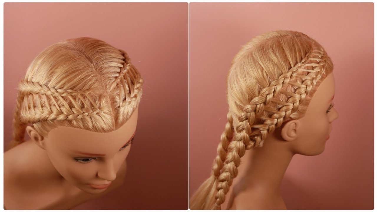 Connected Dutch braids ❤️