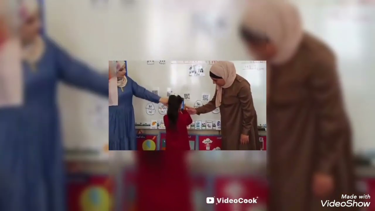 Letter Mm وتبادل زيارات بين المعلمة واستخدام التكنولوجيا في التعليم عن طريق الباركود التعليمي 