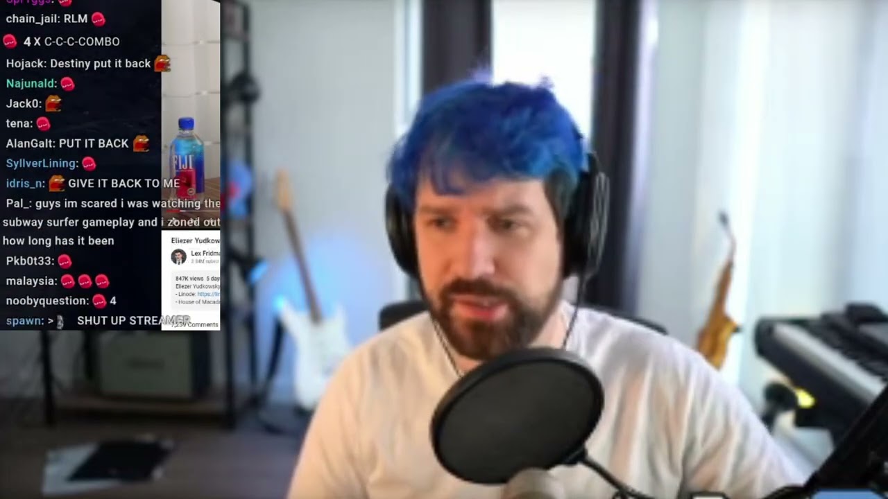 Destiny Tries TikTok ADHD Trend While Discussing AI Consciousness