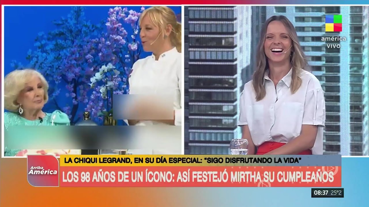 🎂 Mirtha Legrand celebró sus 98 años con una megafiesta