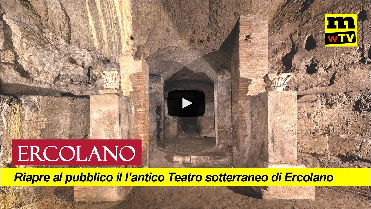 Riapre il Teatro Antico di Ercolano. La visita dell'edificio a 25 metri di profondità