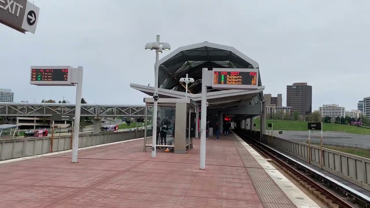 Wmata Silver & Orange Line ride, 3000 & 7000, Tysons Corner, to Dunn Loring-Merrifield