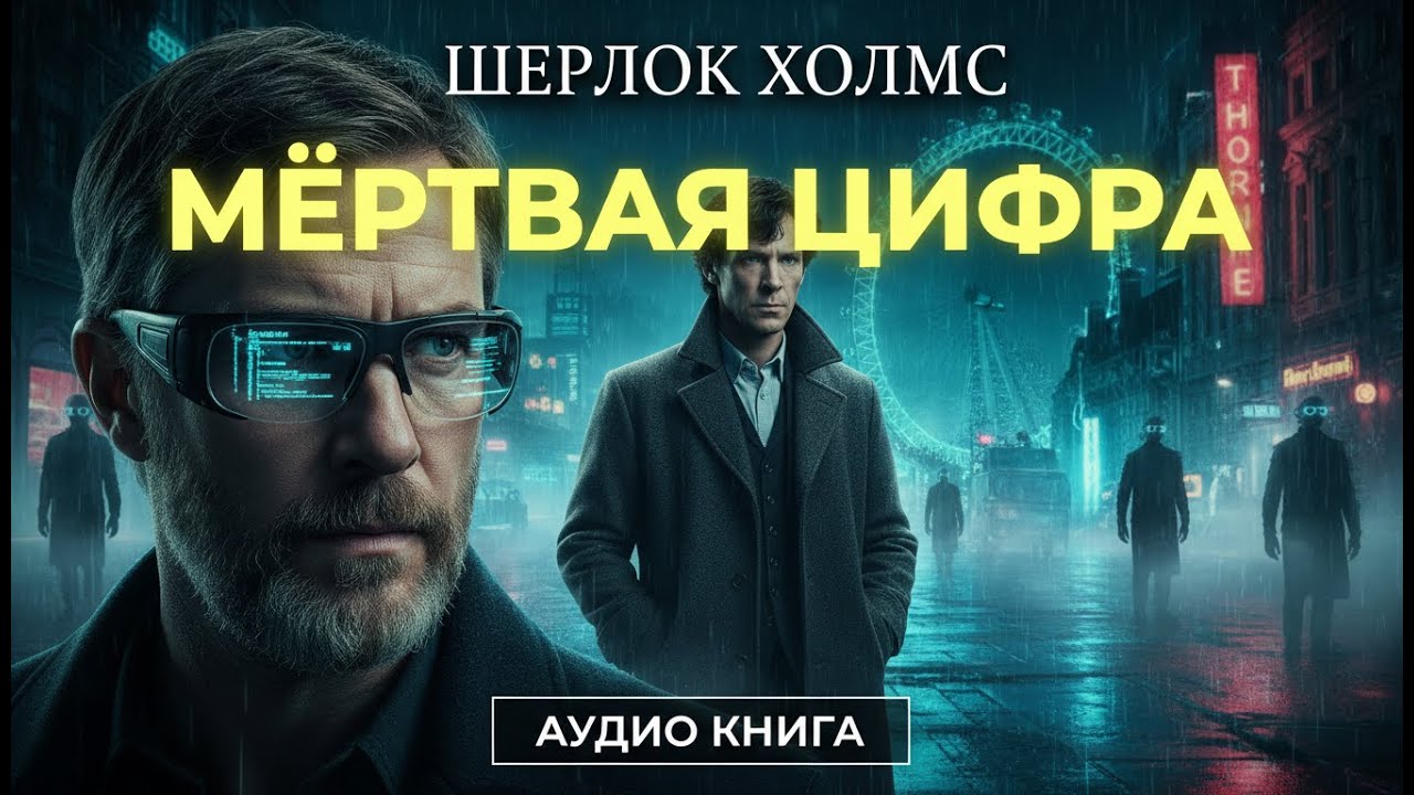 Шерлок Холмс: АНАЛОГОВЫЙ ПРИЗРАК. Глава 1: Биологический шум | Техно-нуар детектив | Аудиокнига