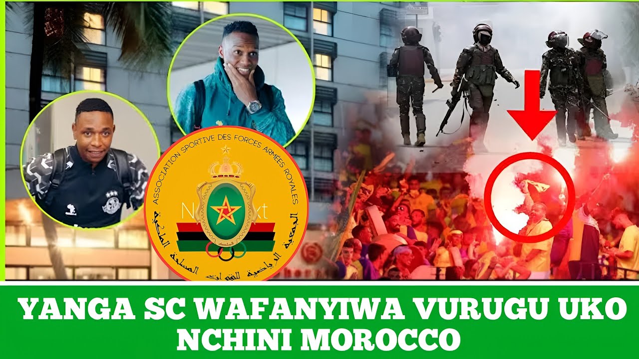 🔴#LIVE MUDA HUU KUTOKA MOROCCO YANGA WAFANYIWA VURUGU NA FAR RABAT