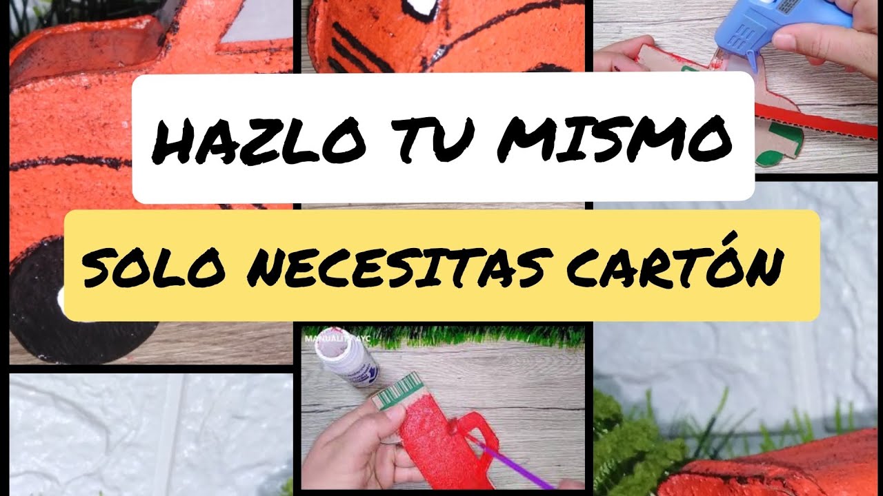 MANUALIDADES  NAVIDEÑAS CON CARTÓN / CENTRO DE MESA NAVIDEÑOS /CAMIONETA NAVIDEÑA DE TIENDA