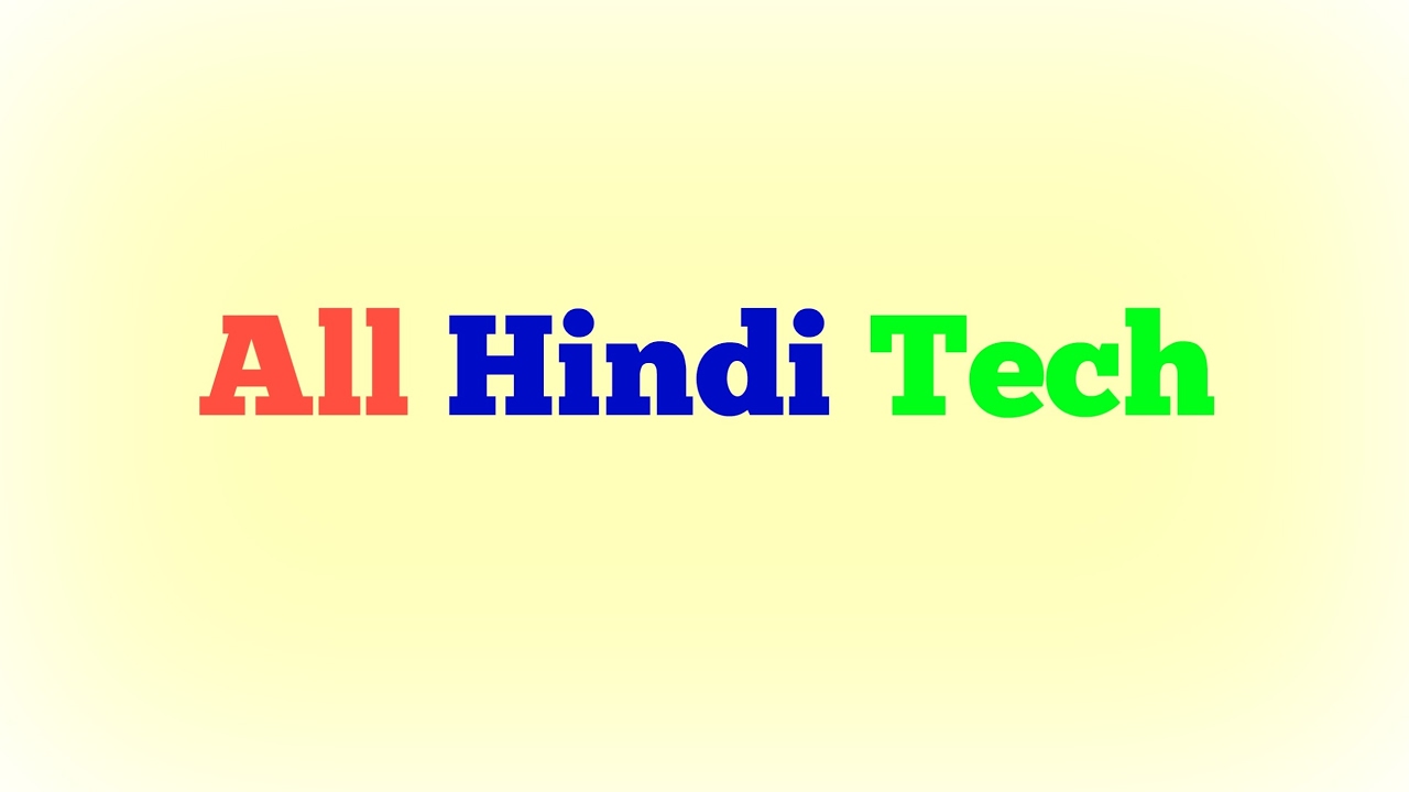 All Hindi Tech Live Stream