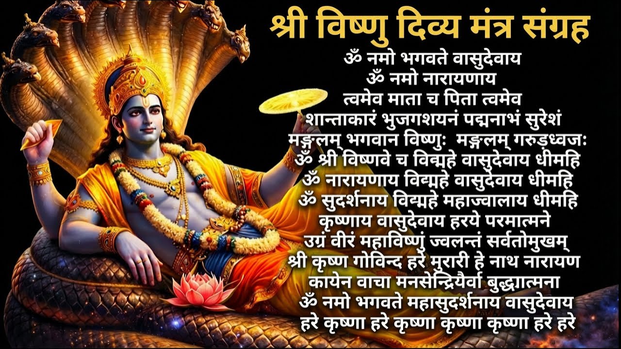 Most Powerful Shri Vishnu Mantras Collection Playlist | भगवान विष्णु के शक्तिशाली मंत्र