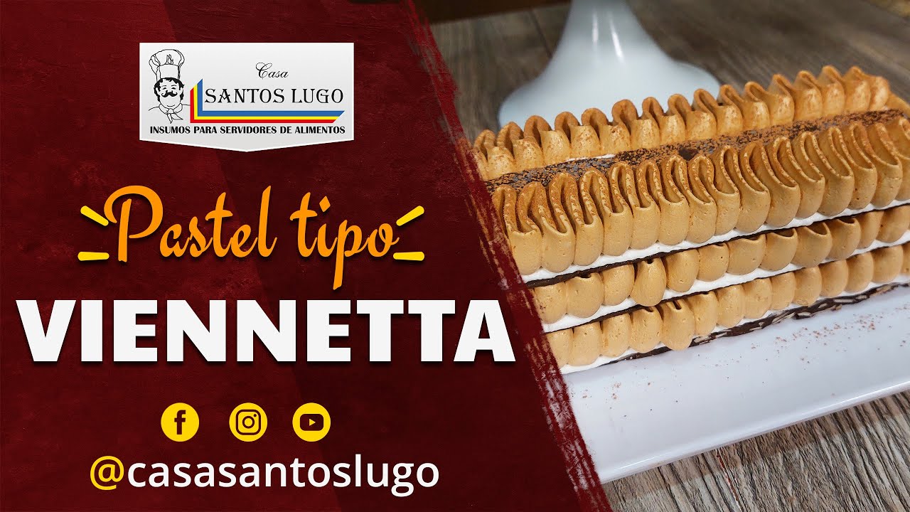 PASTEL TIPO VIENNETA ⭐RECETA CASERA⭐