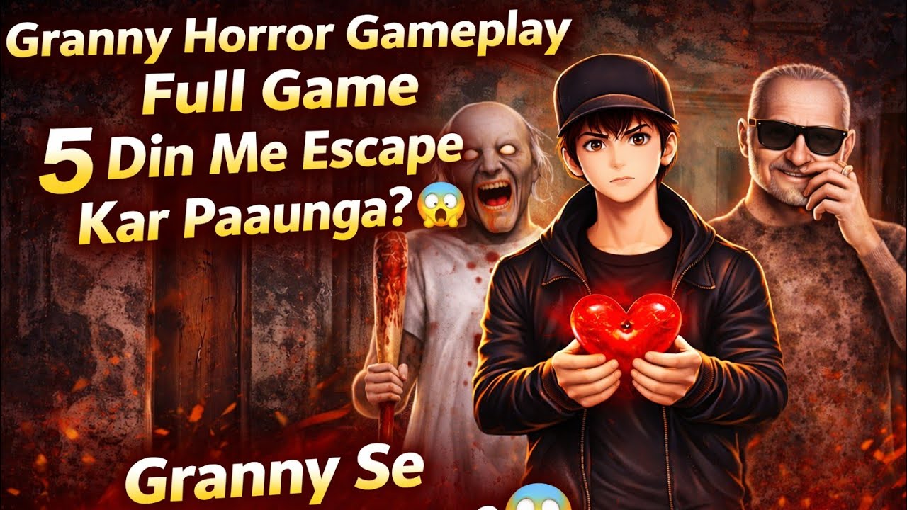 🔴 Granny Live Horror Gameplay | Granny Se Bach Kar Bhaag Paaunga? 😱