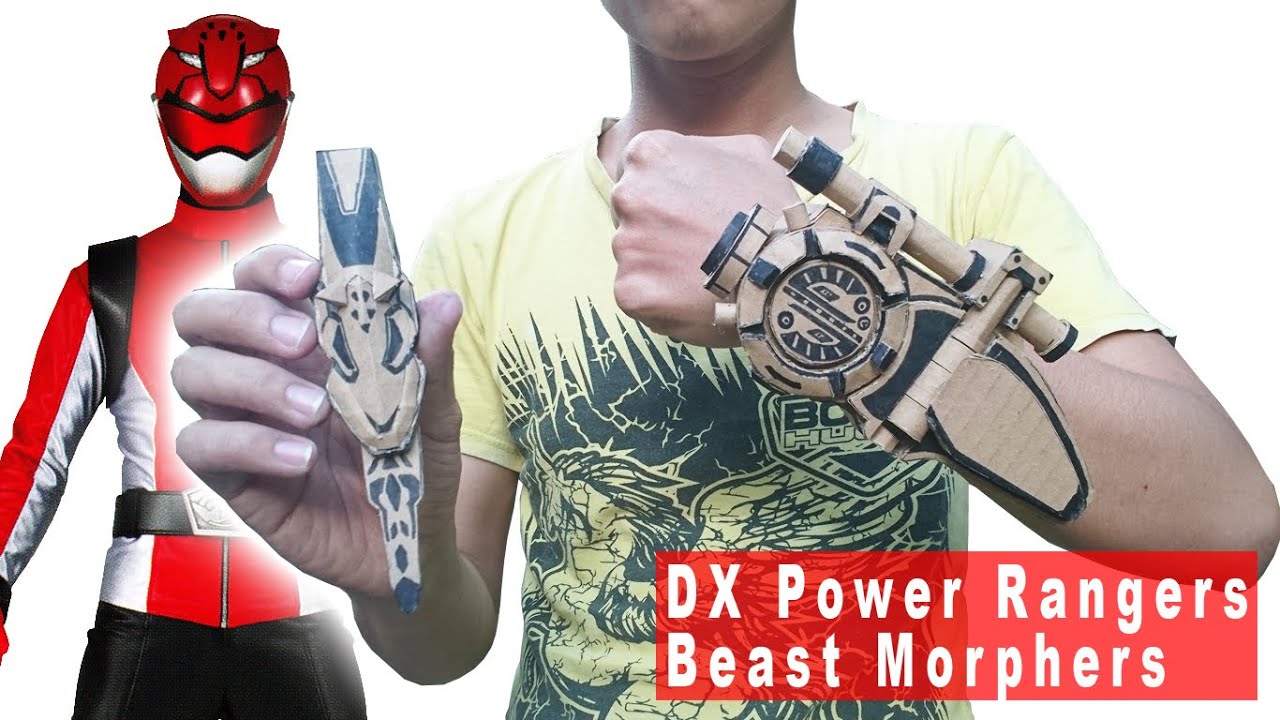 Membuat DX Power Rangers Beast Morphers Dari Kardus #段ボールからDX特命戦隊ゴーバスターを作る