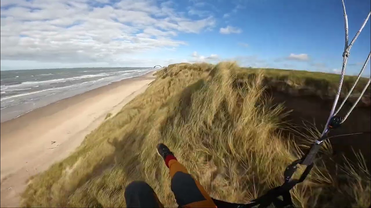 Speedflying soaring Denmark. 13 flare Line