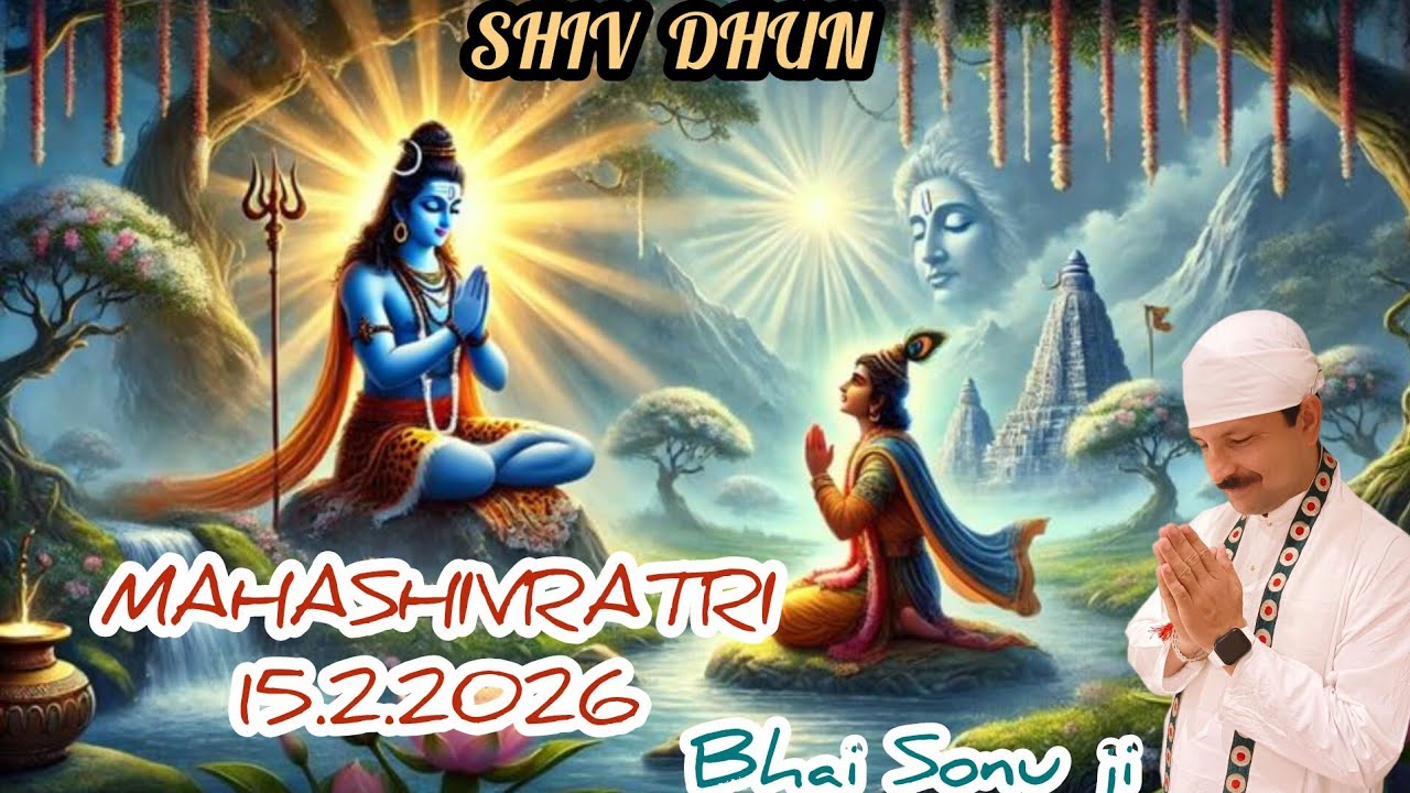 15.2.2026 MAHASHIVRATRI SHIV DHUN ,BHAI SONU JI AHEMDABAD WALE