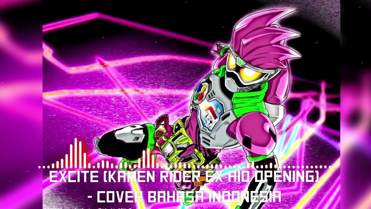 EXCITE(Kamen Rider Ex Aid Opening) - Cover Bahasa Indonesia #aicover #sunoai #kamenrider #shorts 