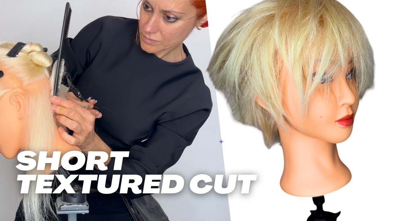 Taglio capelli corti scalati e sfilati | Tutorial in Tecnica Scultura