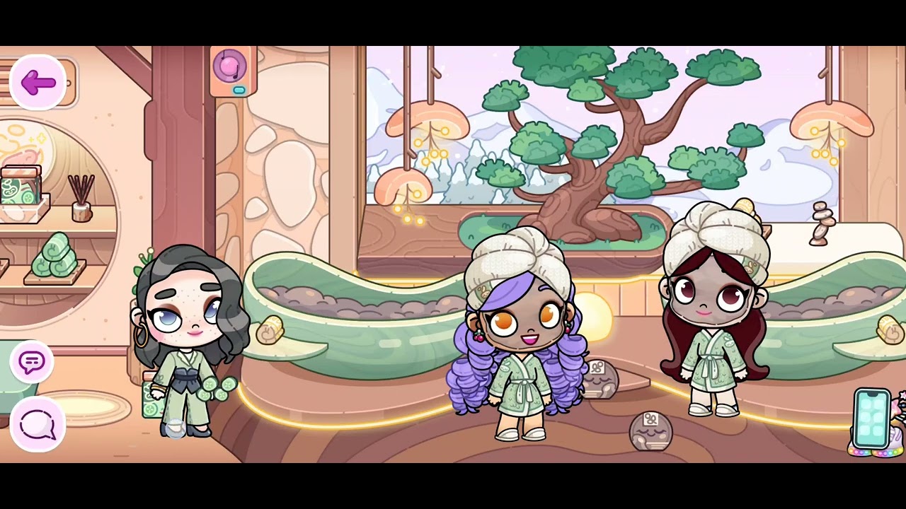 Romis y yamile fueron a un Spa de la monta&ntilde;a nevada en avatar world 