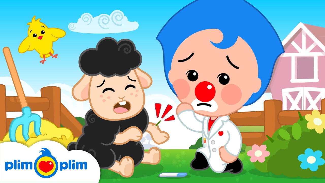 Baa Baa Black Sheep Has a Boo Boo + More Farm Animals for Toddlers & Nursery Rhymes by Plim Plim
