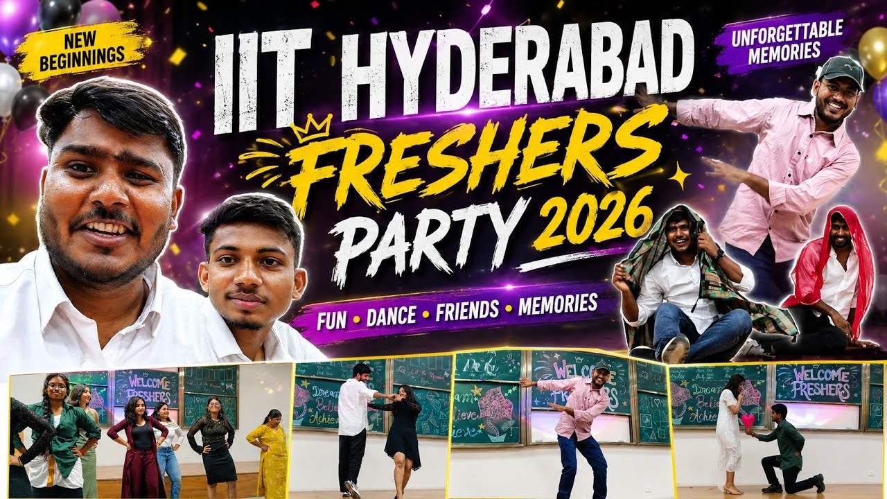 IIT Hyderabad ki Fresher Party 🎉 2026 #iith #viral #iit #jee #motivation 