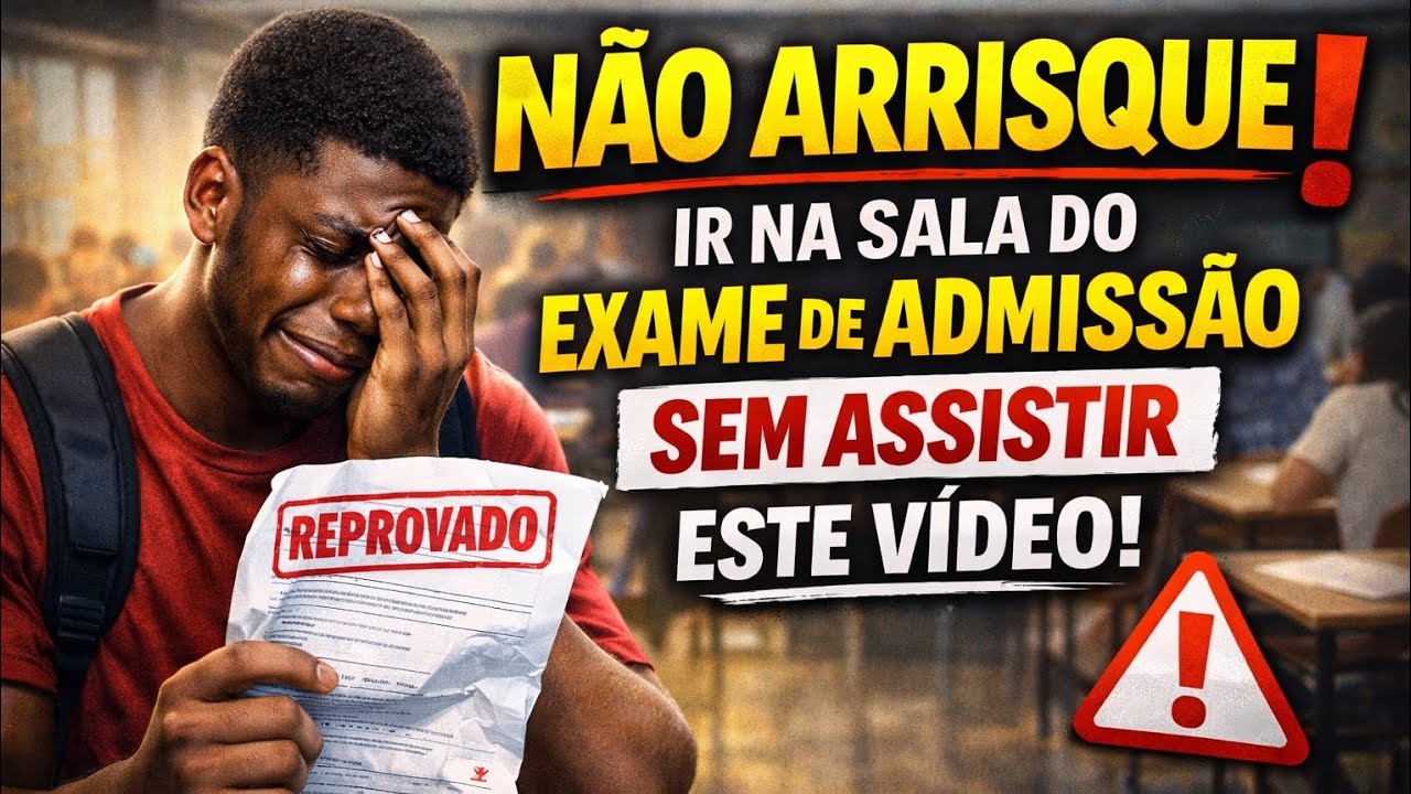 🔥 TOP 10 ERROS QUE FAZEM JOVENS REPROVAR NO EXAME DE ADMISSÃO 🔥