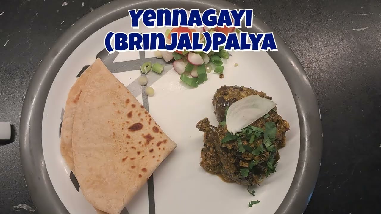 🔥 Yennagayi Palya | North Karnataka Style Stuffed Brinjal Curry 😋
