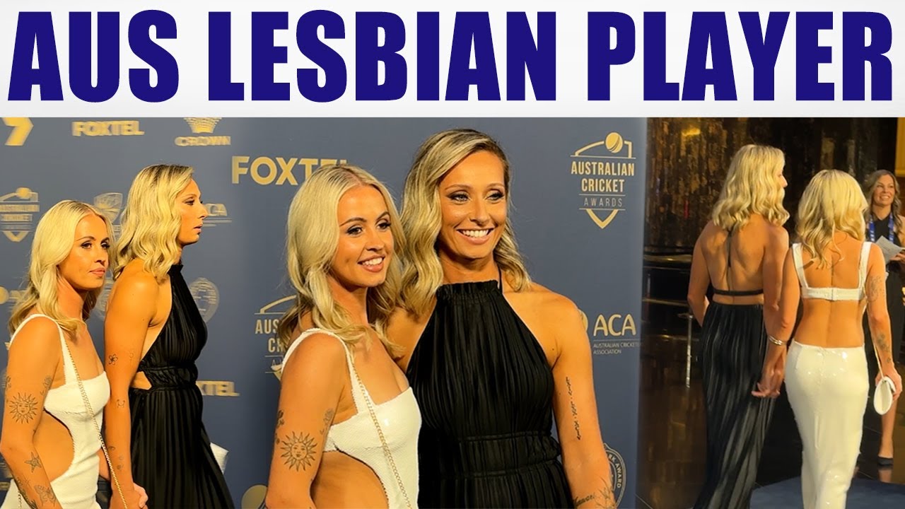 Ashleigh Gardner at the blue carpet with her partner | Aus Cricket Awards