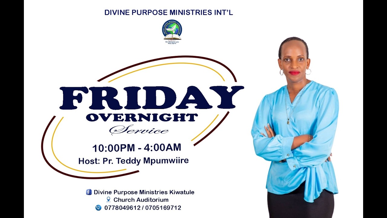 #FRIDAY OVERNIGHT SERVICE LIVE                  #divine_purpose_ministries_international