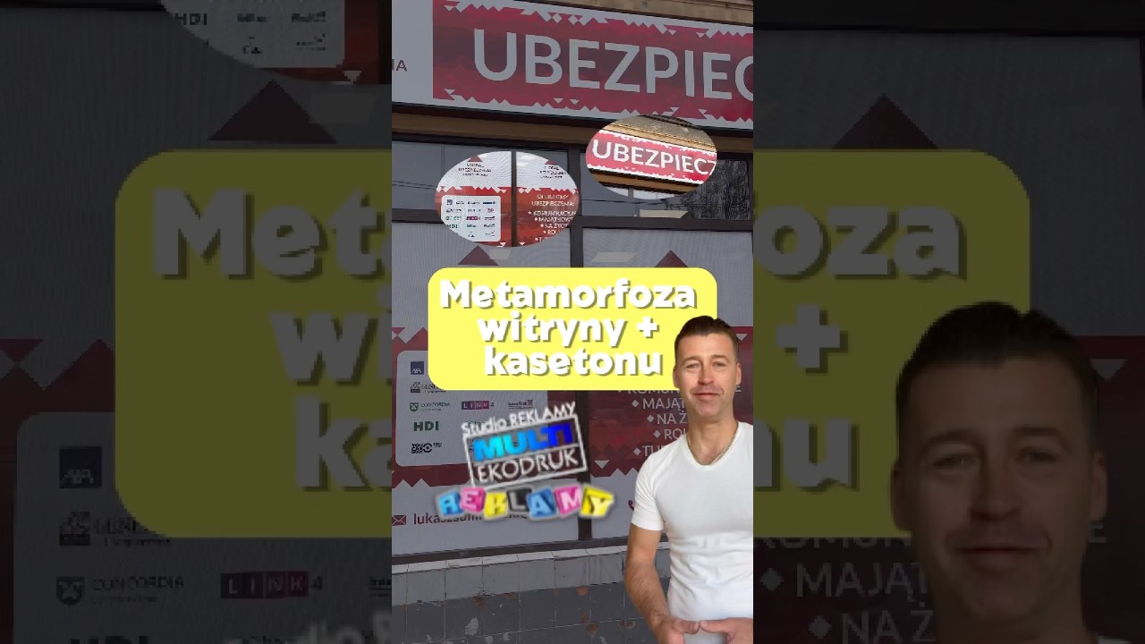 ✨ Metamorfoza ubezpieczalni - witryna Owv + kaseton w nowej odsłonie!