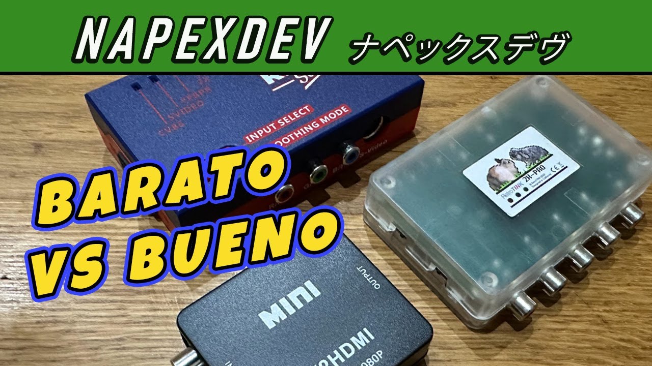 AV2HDMI vs Retroscaler 2X: ¿vale la pena el barato?